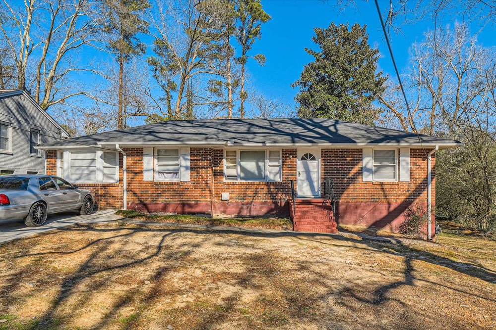 Front exterior, house 1